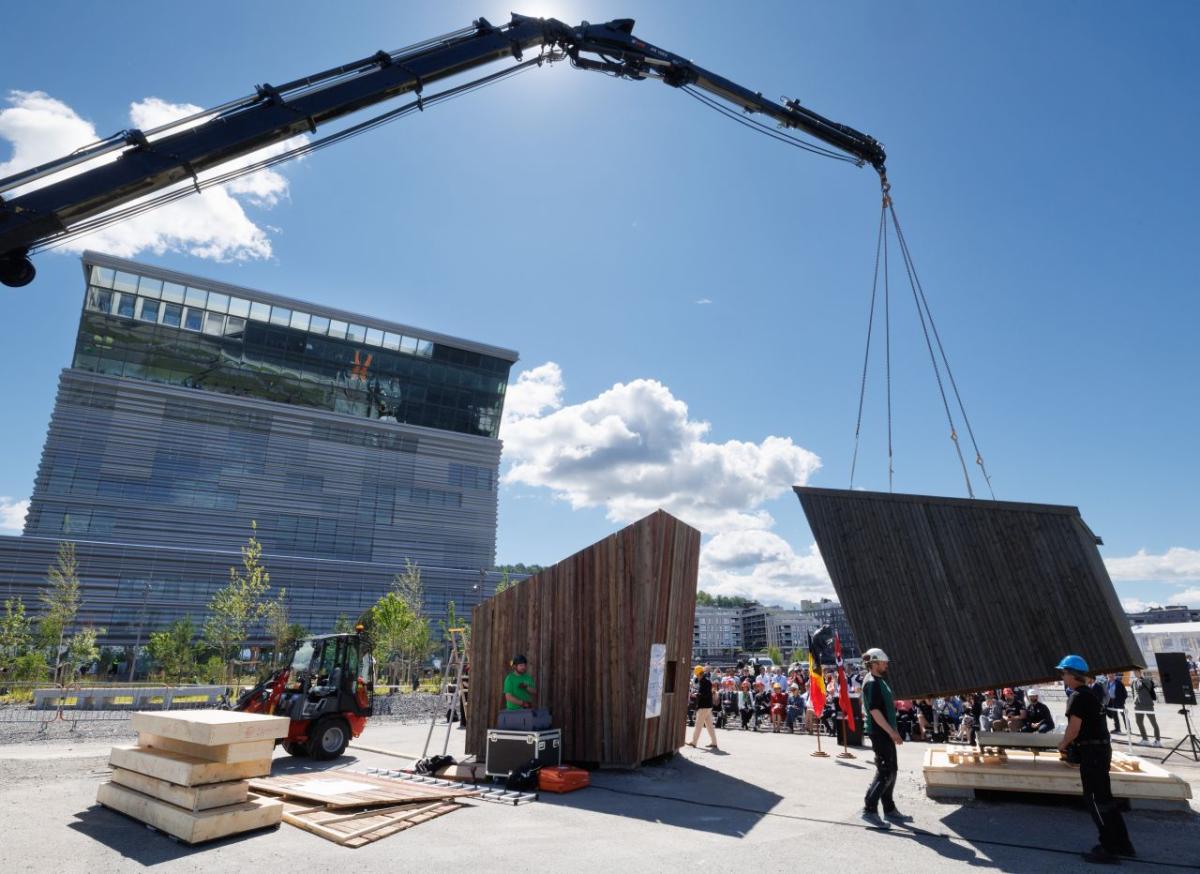 Drastic Ice Box Challenge during the construction phase in Oslo, Norway across May-June 2024 2024  Norway