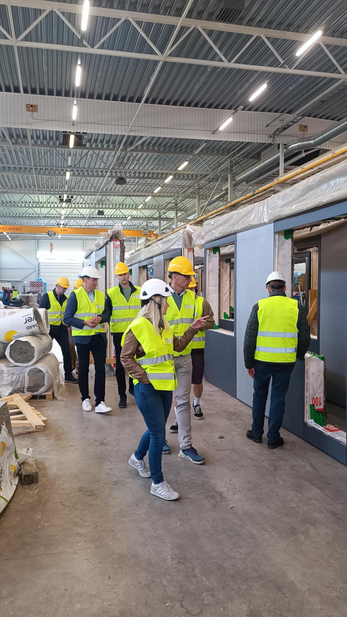 Participants explore during a practical guided tour delivered as part of the sessions.