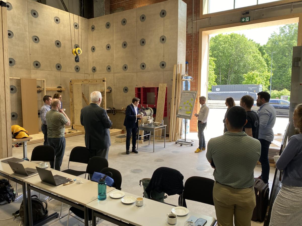A practical demonstration delivered by Rune Kongshaug, Produktif, as part of the workshop.