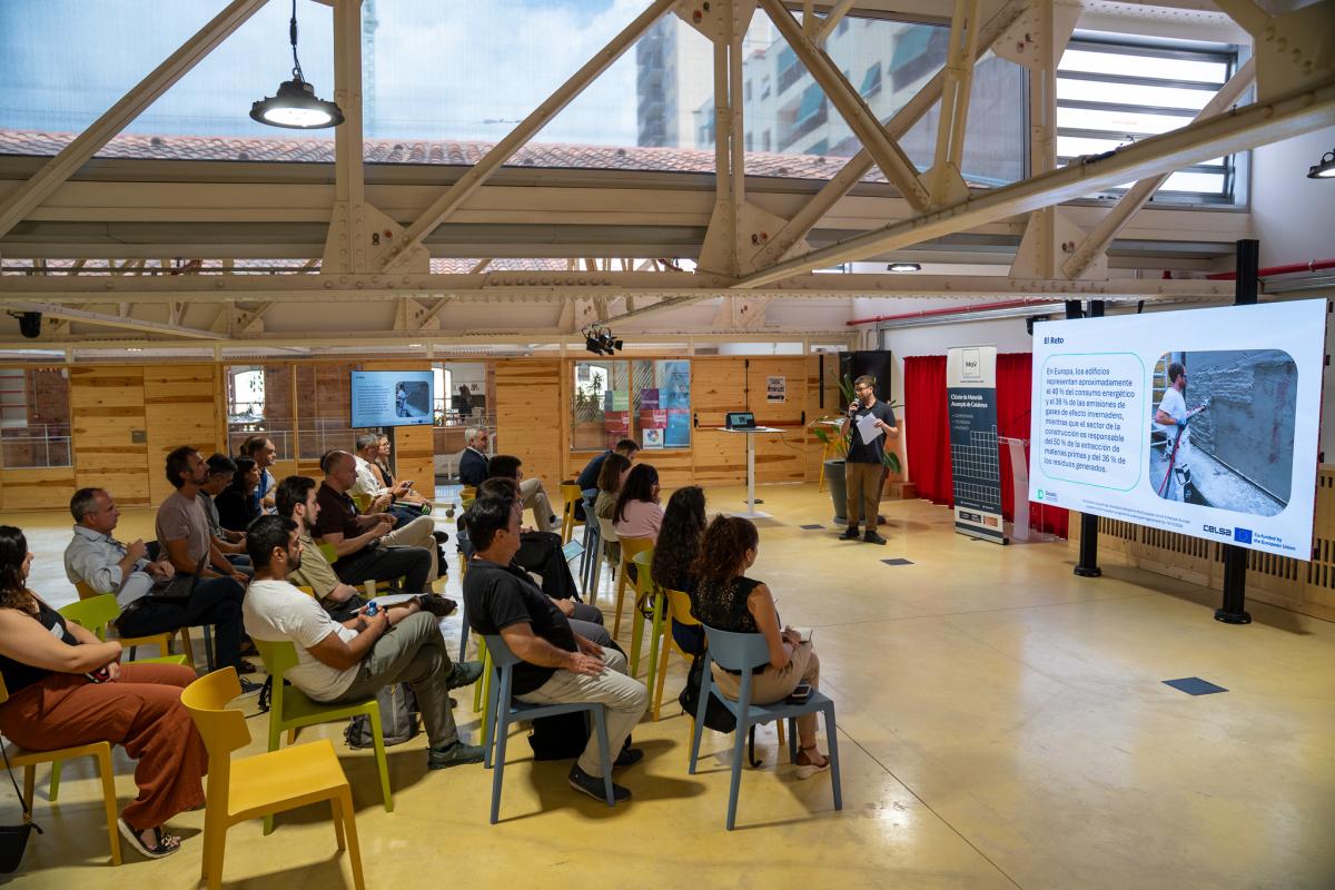 Gustavo Goldschmidt presenting Drastic at the Intercluster Conference, on 1 July.